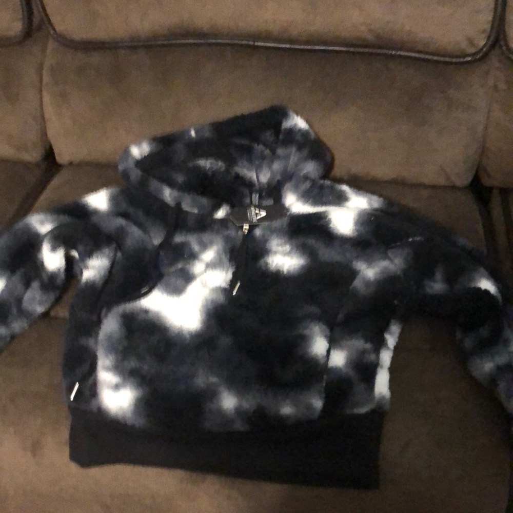 Pullover sweater with hoodie